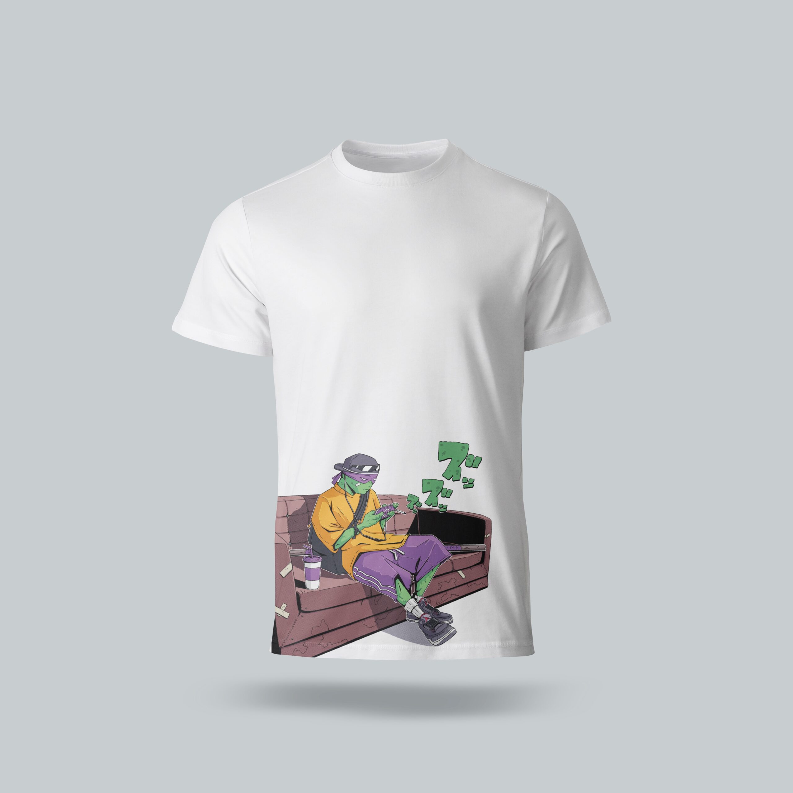 تیشرت طرح “Tech Ninja Turtle”