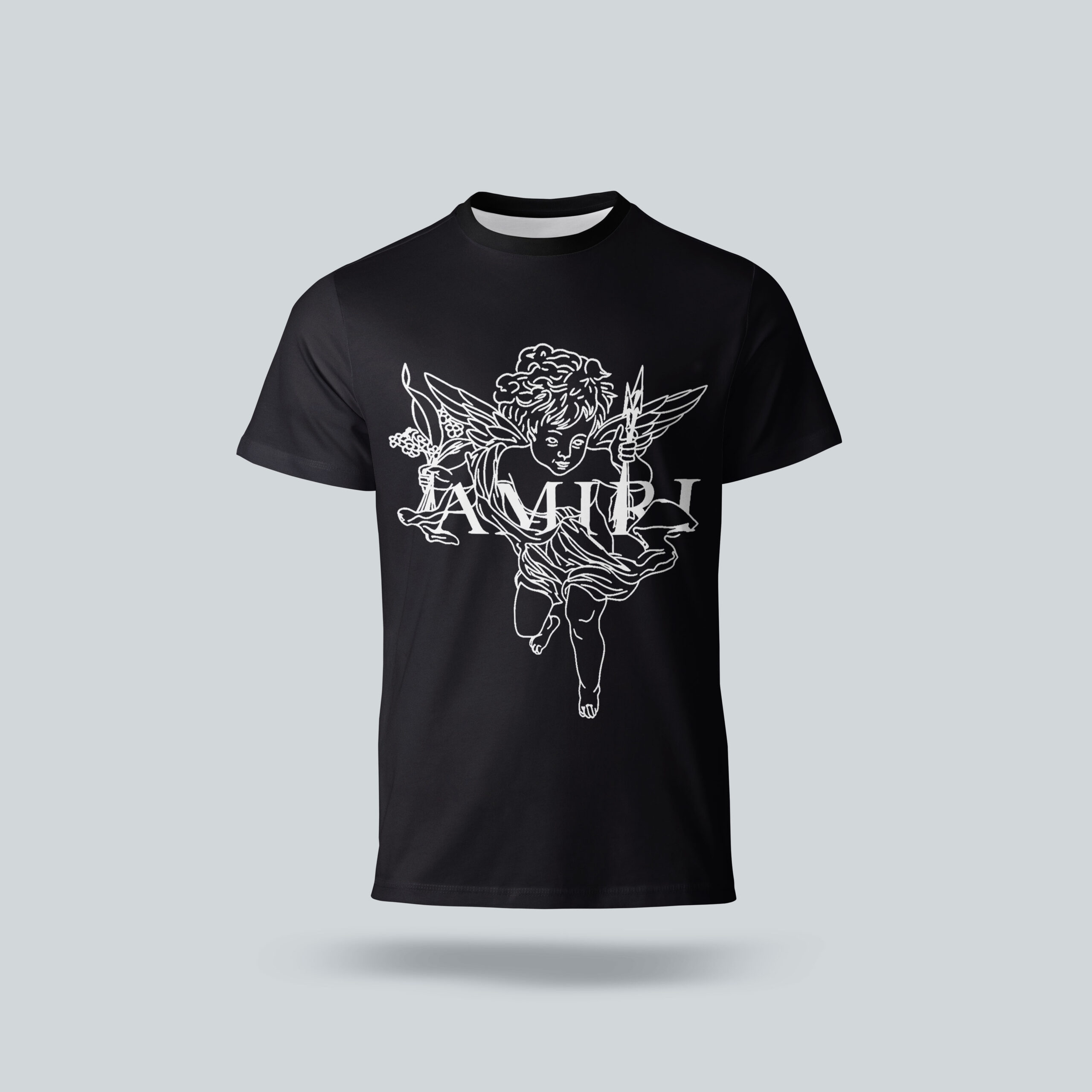 تیشرت Amiri طرح دار مشکی