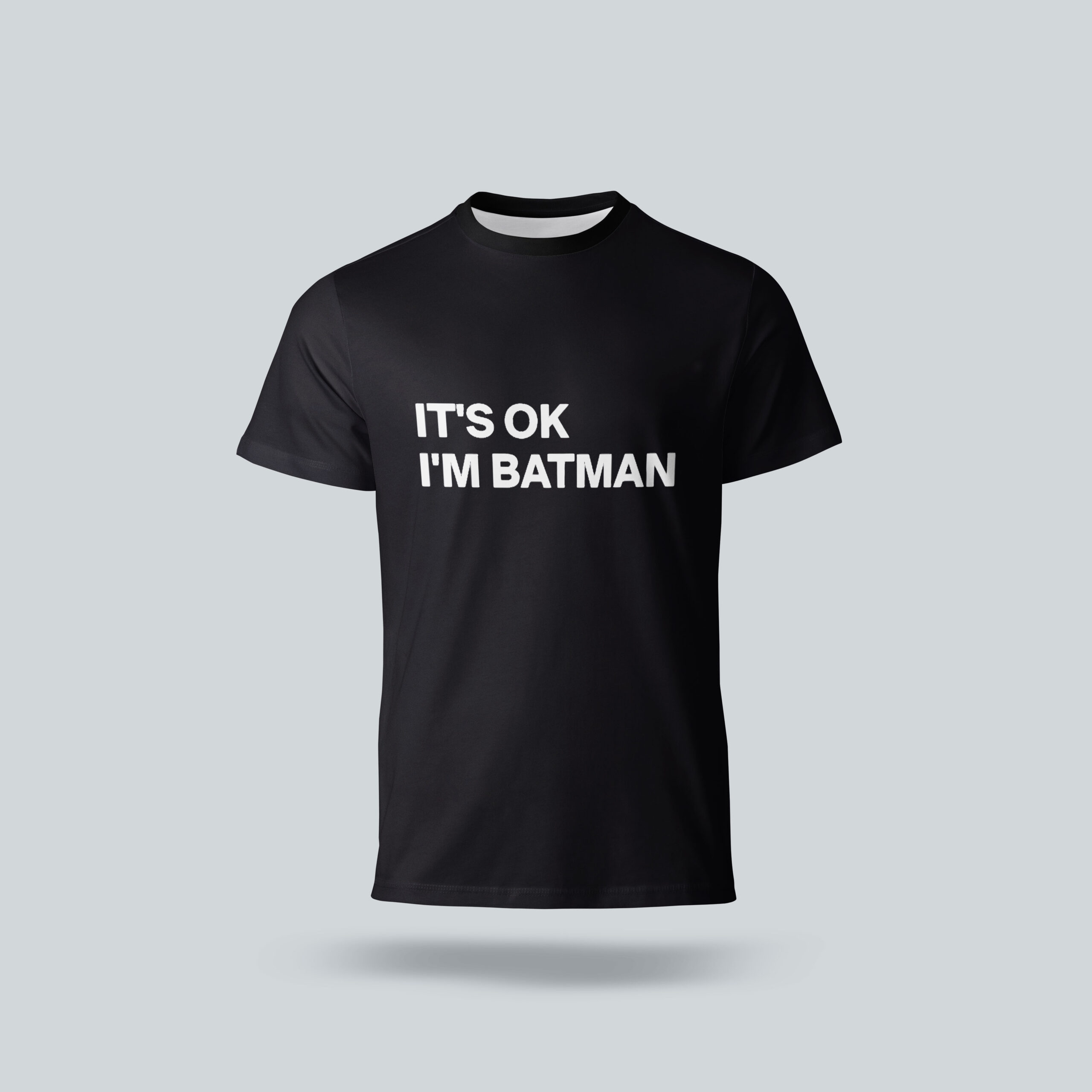 تیشرت it`s ok i`m batman مشکی