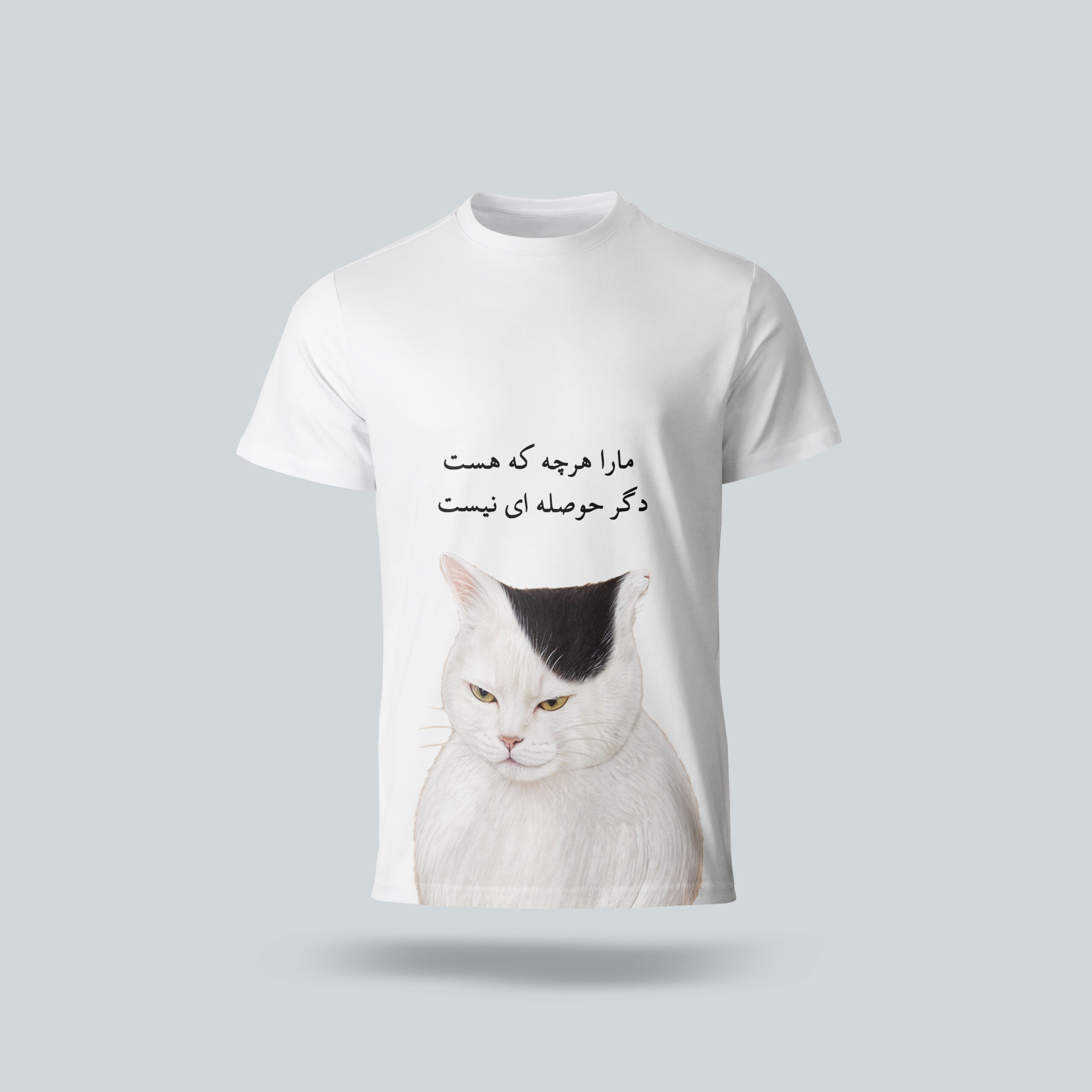 تیشرت ما را هرچه که هست دگر حوصله ای نیست سفید