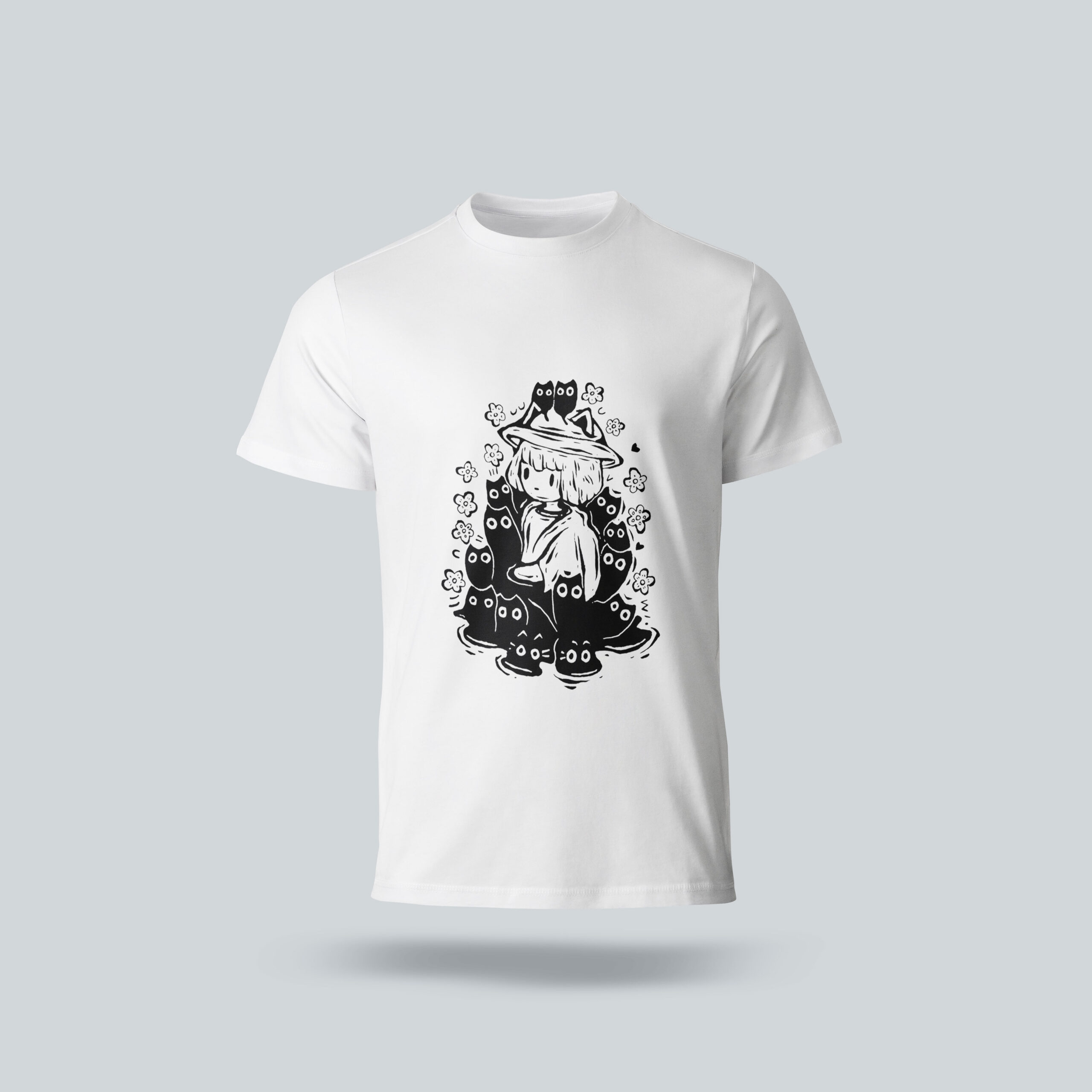 تیشرت طرح “Kid & Cat”