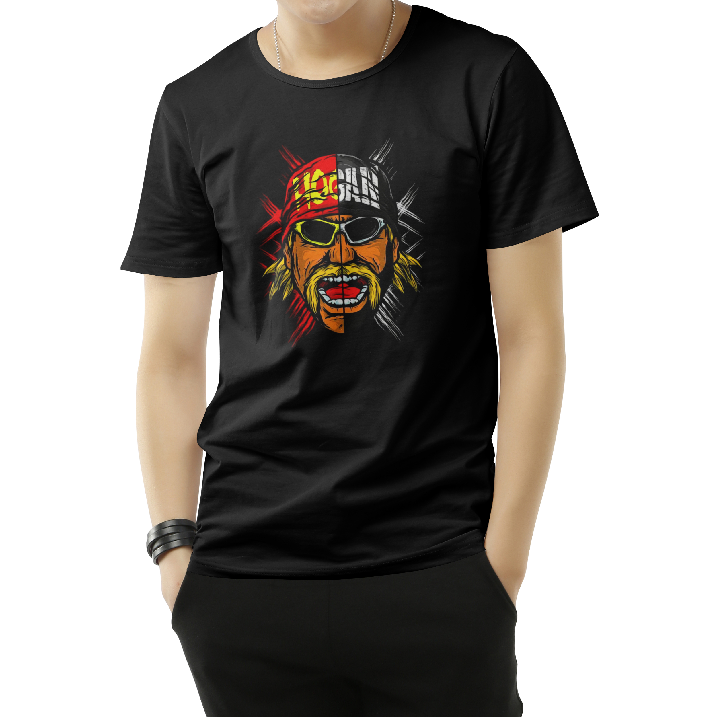 تیشرت طرح “Hulk Hogan”