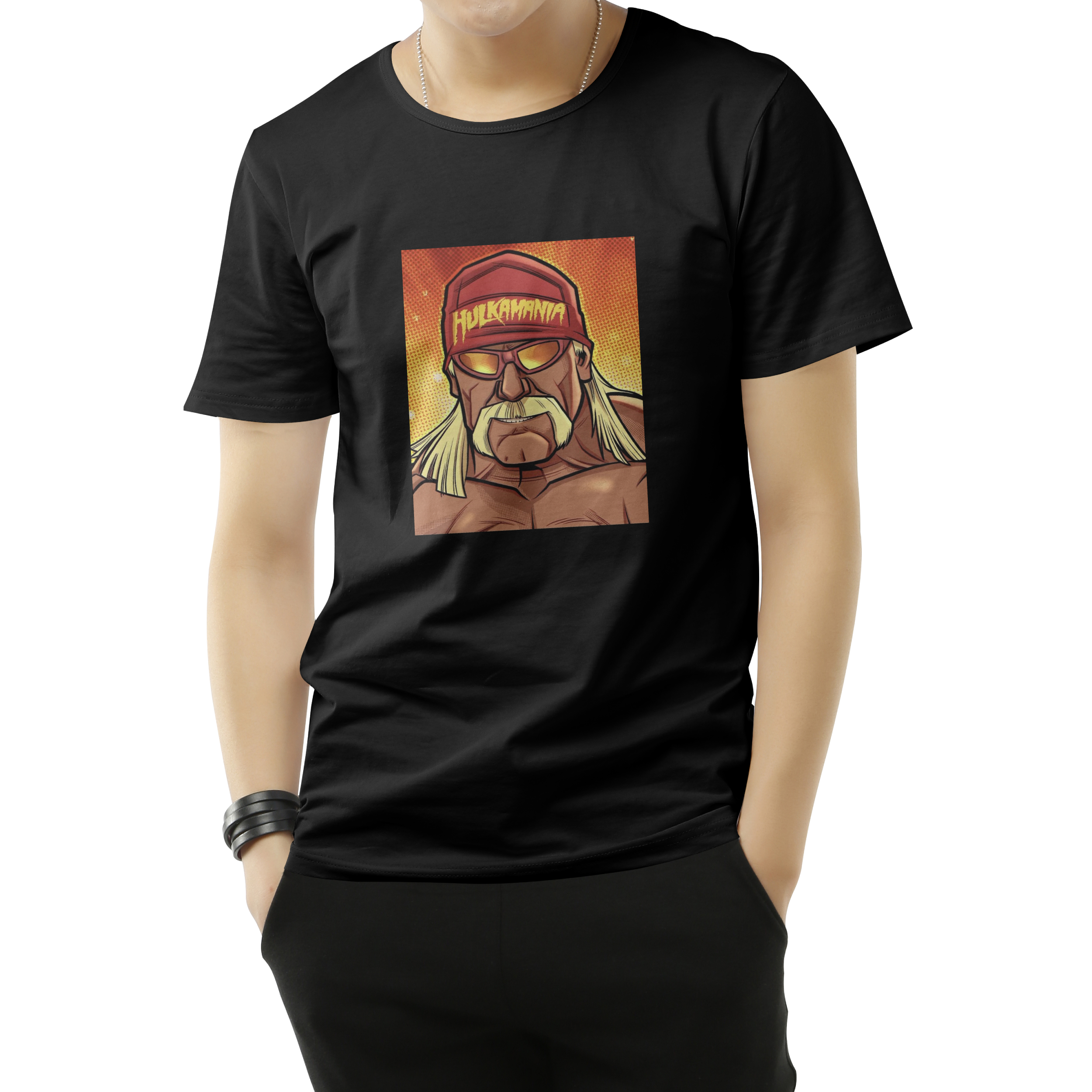 تیشرت طرح “Hulk Hogan”