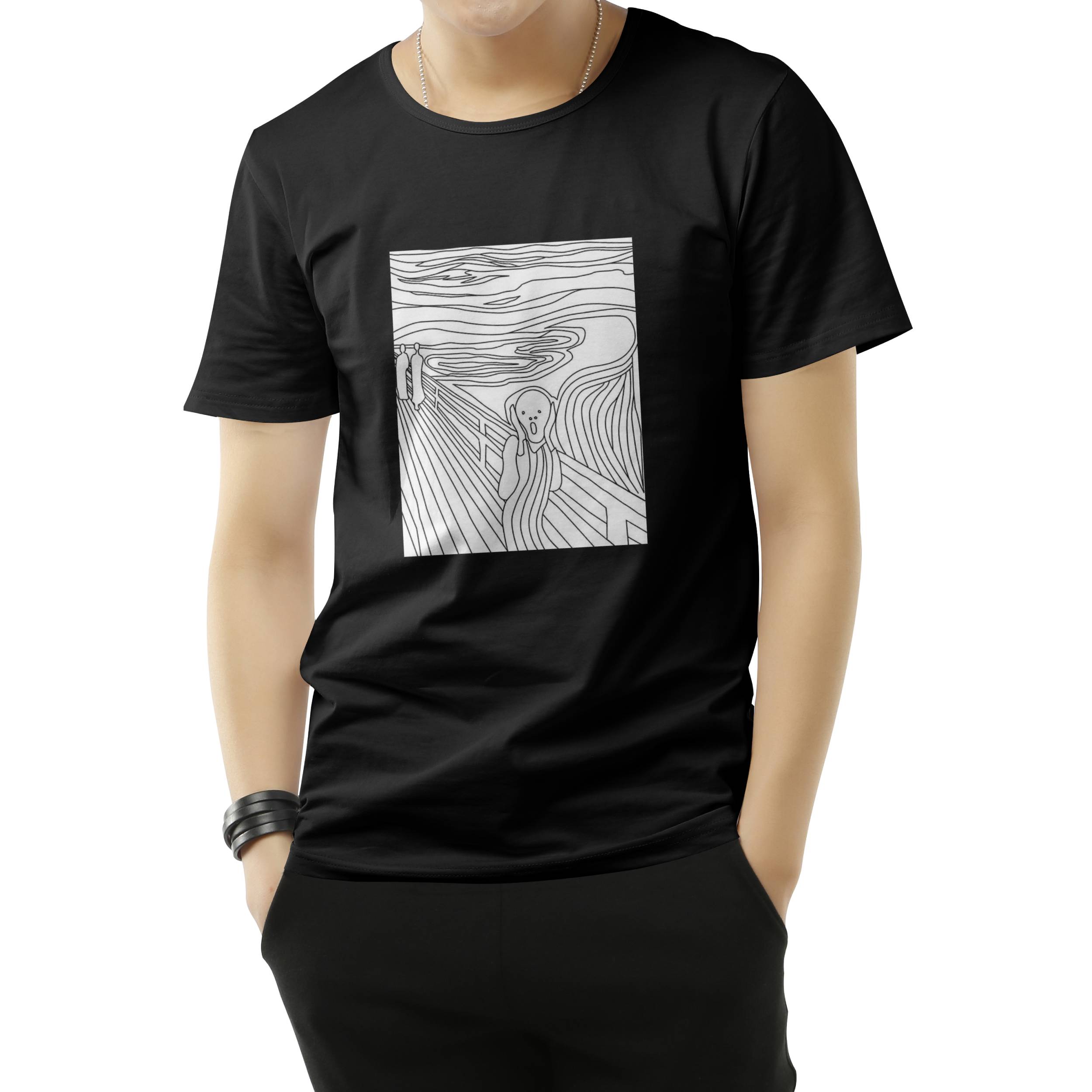 تیشرت طرح نقاشی The Scream